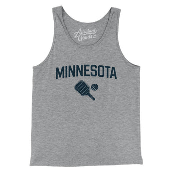 Minnesota Pickleball Men/Unisex Tank Top-Athletic Heather-Allegiant Goods Co. Vintage Sports Apparel