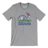 I Have A Tee Time In Illinois Men/Unisex T-Shirt-Athletic Heather-Allegiant Goods Co. Vintage Sports Apparel