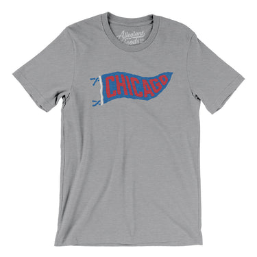 Chicago Pennant Men/Unisex T-Shirt-Allegiant Goods Co. Vintage Sports Apparel