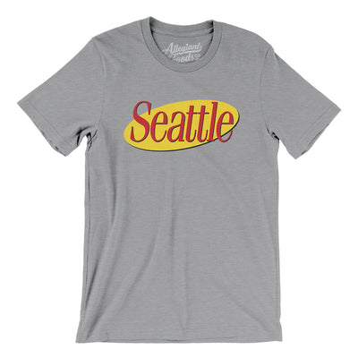 Seattle Seinfeld Men/Unisex T-Shirt-Athletic Heather-Allegiant Goods Co. Vintage Sports Apparel