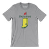 Indiana Golf Men/Unisex T-Shirt-Athletic Heather-Allegiant Goods Co. Vintage Sports Apparel