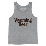 Wyoming Beer Men/Unisex Tank Top-Athletic Heather-Allegiant Goods Co. Vintage Sports Apparel