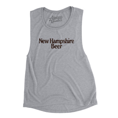 New Hampshire Beer Women's Flowey Scoopneck Muscle Tank-Allegiant Goods Co. Vintage Sports Apparel