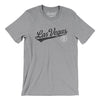 Las Vegas Vintage Script Men/Unisex T-Shirt-Athletic Heather-Allegiant Goods Co. Vintage Sports Apparel