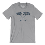 South Dakota Golf Men/Unisex T-Shirt-Athletic Heather-Allegiant Goods Co. Vintage Sports Apparel
