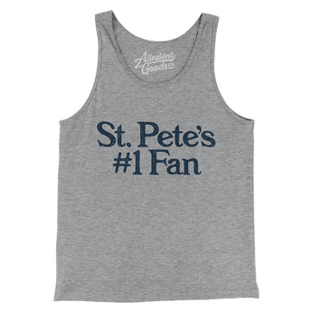St Pete's Number 1 Fan Men/Unisex Tank Top-Allegiant Goods Co. Vintage Sports Apparel