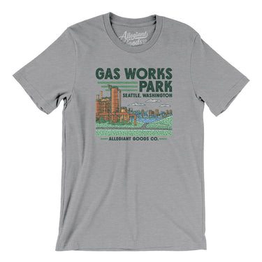 Gas Works Park Men/Unisex T-Shirt-Allegiant Goods Co. Vintage Sports Apparel