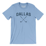 Dallas Golf Men/Unisex T-Shirt-Baby Blue-Allegiant Goods Co. Vintage Sports Apparel
