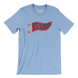 St Louis Pennant Men/Unisex T-Shirt-Allegiant Goods Co. Vintage Sports Apparel