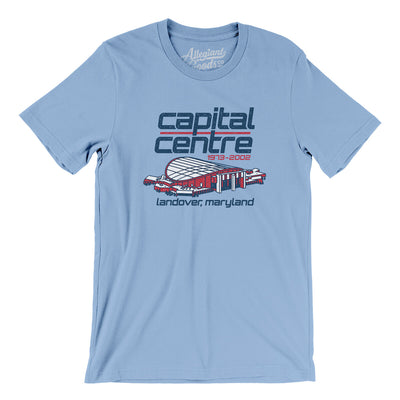 Capital Centre Men/Unisex T-Shirt-Baby Blue-Allegiant Goods Co. Vintage Sports Apparel
