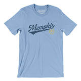 Memphis Vintage Script Men/Unisex T-Shirt-Allegiant Goods Co. Vintage Sports Apparel