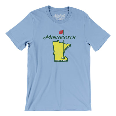 Minnesota Golf Men/Unisex T-Shirt-Baby Blue-Allegiant Goods Co. Vintage Sports Apparel