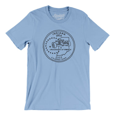Indiana State Quarter Men/Unisex T-Shirt-Allegiant Goods Co. Vintage Sports Apparel