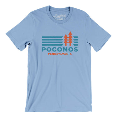 Poconos Pennsylvania in Baby Blue Color