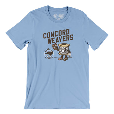 Concord Weavers Men/Unisex T-Shirt-Baby Blue-Allegiant Goods Co. Vintage Sports Apparel