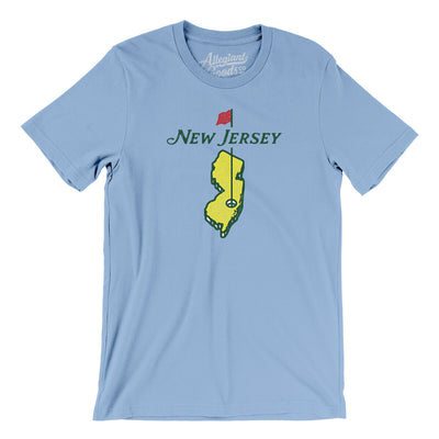New Jersey Golf Men/Unisex T-Shirt-Baby Blue-Allegiant Goods Co. Vintage Sports Apparel