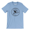 Louisiana State Quarter Men/Unisex T-Shirt-Baby Blue-Allegiant Goods Co. Vintage Sports Apparel