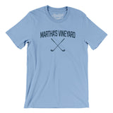 Martha's Vineyard Golf Men/Unisex T-Shirt-Baby Blue-Allegiant Goods Co. Vintage Sports Apparel