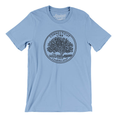 Connecticut State Quarter Men/Unisex T-Shirt-Allegiant Goods Co. Vintage Sports Apparel