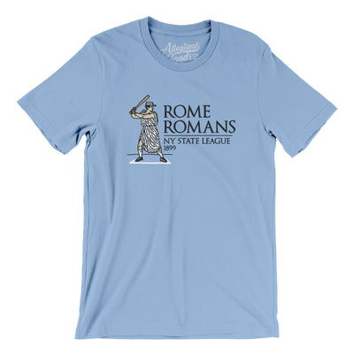 Rome Romans Men/Unisex T-Shirt-Baby Blue-Allegiant Goods Co. Vintage Sports Apparel
