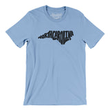 North Carolina State Shape Text Men/Unisex T-Shirt-Allegiant Goods Co. Vintage Sports Apparel