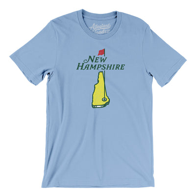 New Hampshire Golf Men/Unisex T-Shirt-Baby Blue-Allegiant Goods Co. Vintage Sports Apparel
