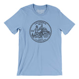 California State Quarter Men/Unisex T-Shirt-Allegiant Goods Co. Vintage Sports Apparel