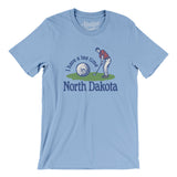 I Have A Tee Time In North Dakota Men/Unisex T-Shirt-Baby Blue-Allegiant Goods Co. Vintage Sports Apparel