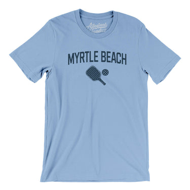 Myrtle Beach Pickleball Men/Unisex T-Shirt-Baby Blue-Allegiant Goods Co. Vintage Sports Apparel