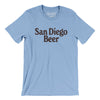 San Diego Beer Men/Unisex T-Shirt-Baby Blue-Allegiant Goods Co. Vintage Sports Apparel