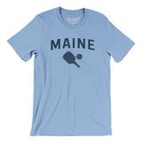 Maine Pickleball Men/Unisex T-Shirt-Baby Blue-Allegiant Goods Co. Vintage Sports Apparel