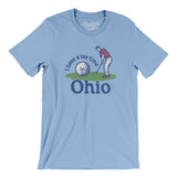 I Have A Tee Time In Ohio Men/Unisex T-Shirt-Baby Blue-Allegiant Goods Co. Vintage Sports Apparel