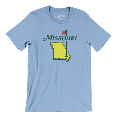 Missouri Golf Men/Unisex T-Shirt-Baby Blue-Allegiant Goods Co. Vintage Sports Apparel
