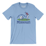 I Have A Tee Time In Missouri Men/Unisex T-Shirt-Baby Blue-Allegiant Goods Co. Vintage Sports Apparel