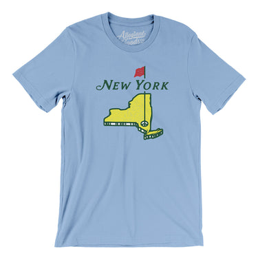 New York Golf Men/Unisex T-Shirt-Allegiant Goods Co. Vintage Sports Apparel