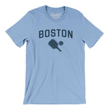 Boston Pickleball Men/Unisex T-Shirt-Baby Blue-Allegiant Goods Co. Vintage Sports Apparel