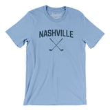 Nashville Golf Men/Unisex T-Shirt-Baby Blue-Allegiant Goods Co. Vintage Sports Apparel