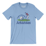 I Have A Tee Time In Arkansas Men/Unisex T-Shirt-Baby Blue-Allegiant Goods Co. Vintage Sports Apparel