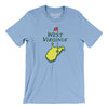 West Virginia Golf Men/Unisex T-Shirt-Baby Blue-Allegiant Goods Co. Vintage Sports Apparel