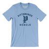 Pittsburgh Rebels Men/Unisex T-Shirt-Baby Blue-Allegiant Goods Co. Vintage Sports Apparel