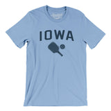 Iowa Pickleball Men/Unisex T-Shirt-Baby Blue-Allegiant Goods Co. Vintage Sports Apparel