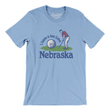I Have A Tee Time In Nebraska Men/Unisex T-Shirt-Baby Blue-Allegiant Goods Co. Vintage Sports Apparel