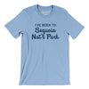 I've Been To Sequoia National Park Men/Unisex T-Shirt-Baby Blue-Allegiant Goods Co. Vintage Sports Apparel