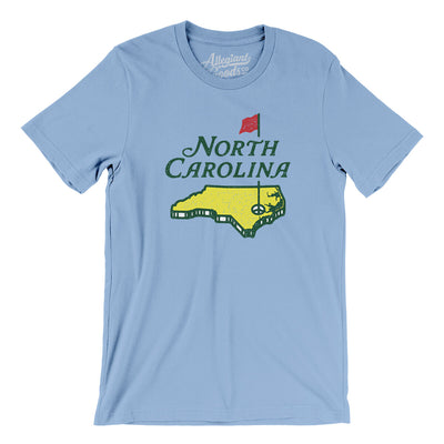 North Carolina Golf Men/Unisex T-Shirt-Baby Blue-Allegiant Goods Co. Vintage Sports Apparel
