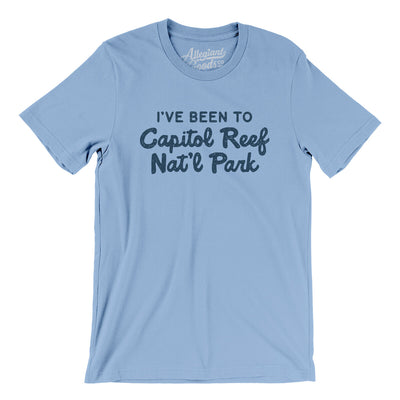 I've Been To Capitol Reef National Park Men/Unisex T-Shirt-Baby Blue-Allegiant Goods Co. Vintage Sports Apparel