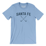 Santa Fe Golf Men/Unisex T-Shirt-Baby Blue-Allegiant Goods Co. Vintage Sports Apparel