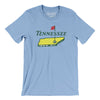 Tennessee Golf Men/Unisex T-Shirt-Baby Blue-Allegiant Goods Co. Vintage Sports Apparel