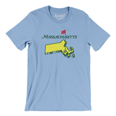 Massachusetts Golf Men/Unisex T-Shirt-Allegiant Goods Co. Vintage Sports Apparel