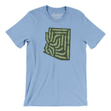 Arizona Golf Course Men/Unisex T-Shirt-Baby Blue-Allegiant Goods Co. Vintage Sports Apparel