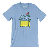 South Dakota Golf Men/Unisex T-Shirt-Baby Blue-Allegiant Goods Co. Vintage Sports Apparel